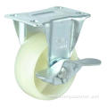 1.5"Micro Duty White PP Swivel Caster Wheel